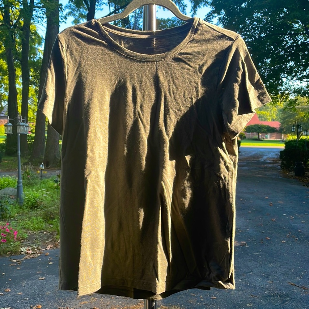 Eddie Bauer Green Short Sleeve Shirt